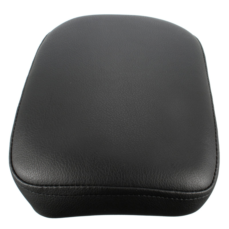 6/8 Suction Cup Black Pillion Rectangular Pad Seat For Harley Cruiser Custom