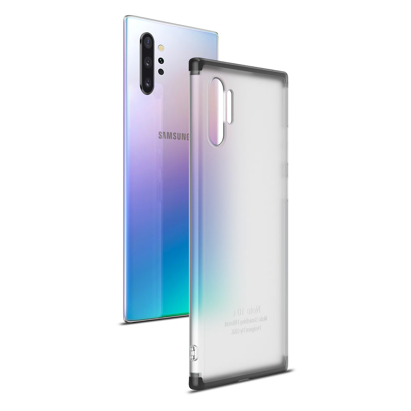 Bakeey 3 in 1 Plating Matte Translucent Shockproof Hard PC Protective Case for Samsung Galaxy Note 10 Plus / Galaxy Note 10+ 5G
