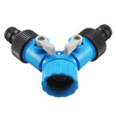 3/4 Inch Two Way Y Hose Pipe Garden Splitter Tap Connector Water Hose Pipe Connectors