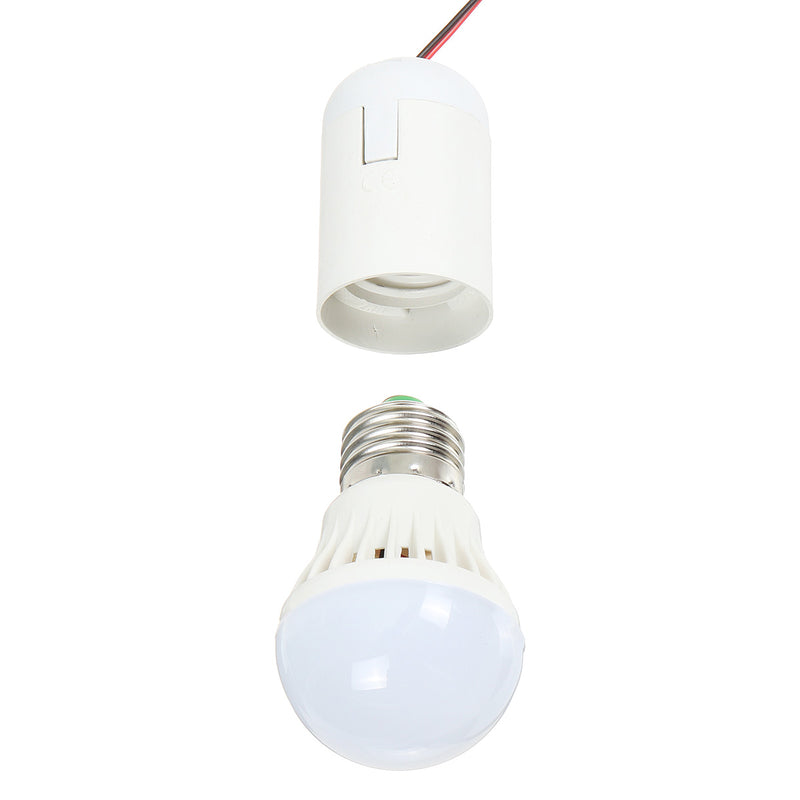 DC12V E27 3W SMD5730 Portable 6 LED Light Bulb with Switch+Clip Line for Camping Car Repairing