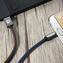 FLOVEME Denim Type C Fast Charging Data Cable 1M For Oneplus 6 5t Xiaomi Mi8 Mi6 Mix 2s Mi A1 S9+