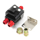 2Pcs Oil Filter Relocation Male Sandwich Fitting Adapter Kit