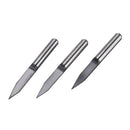 Drillpro 0.1-0.5mm 30 Degree Flat Bottom PCB Drill Bit 0.1/0.2/0.3/0.4/0.5mm TiAlN Coated PCB Drill CNC Engraving Bit