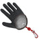 Bobing Black Grey Anti-Cut Anti-piercing 5 Fingers Fishing Gloves With Magnetic Buckle