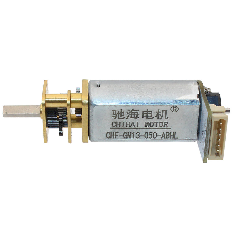 Chihai DC 6V Gear Motor Hall Encoder Motor 70rpm 800rpm DC Motor