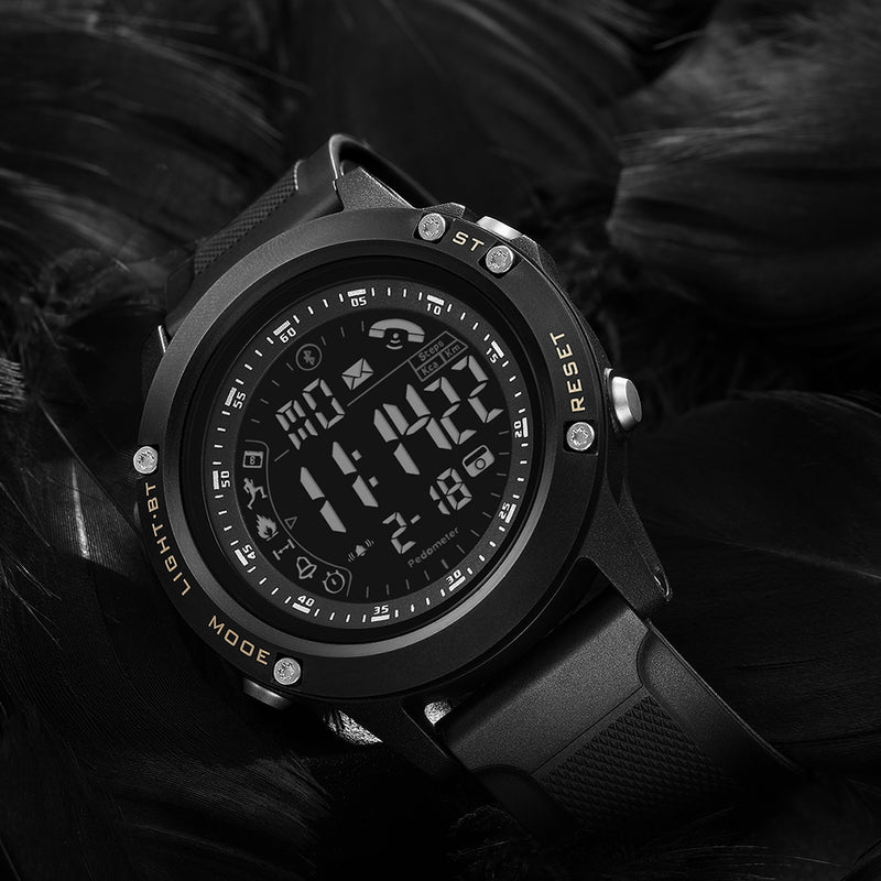 READ R5010 BT4.0 Stepcount Message Call Reminder Alarm Clock Remote Camera Smart Digital Watch