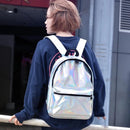 USB PU Backpack Waterproof 14 Inch Laptop School Bag Camping Travel Pack Shoulder Bag Handbag