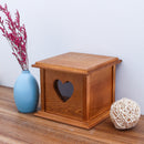 Pet Casket Solid Wooden Cat Dog Burial Personal Cremation Ashes Urn Ash Casket