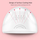 48W 30 LEDs UV Nail Gel Polish Dryer Machine Finger Gel Dryer Manicure Curing La