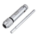 Drillpro Adjustable T-handle Screw Tap Handle M3-M8 M5-M12 Standard and Extended Length Tap Wrench Hand Tapping Tool