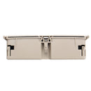 Car Front Sun Glasses Case Box Holder Plastic Storage Box Beige for BMW X5 X6 F15 F16 2014-2017