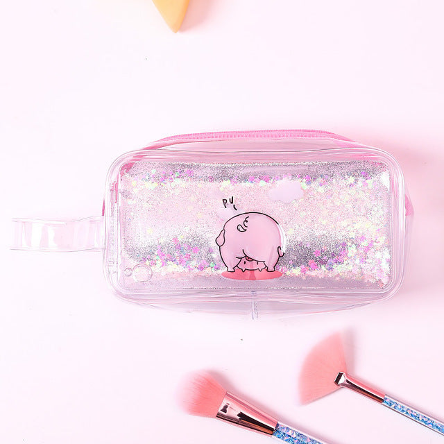 Cute Cartoon Makeup Bag Creative Girl Large Capacity Storage Cosmetic Bag