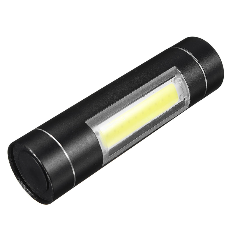 Portable Tactical Mini COB LED Flashlight Pocket Clip Torch Light Lamp