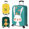 Honana Cute Cartoon Rabbit Elastic Luggage Cover Trolley Case Cover Durable Suitcase Protector