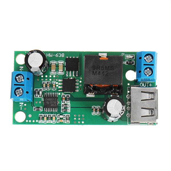 5pcs DC-DC 9V/12V/24V/36V To 5V 5A Step Down Board Buck Module High-Power Power Supply Converter