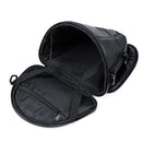 Waterproof Motorcycle Back Seat Storage Bag Tail Saddlebags Box Carry Hand Shoulder Universal Black