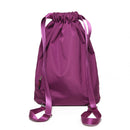 Nylon Portable Foldable Sports Gym Drawstring Bag Yoga Bag Outdoor Travel Hiking Backpack