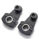 7/8 inch 22mm Motorcycle Handlebar Riser Handle Fat Bar Mount Clamps Bracket Black Aluminum