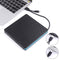 2-In-1 Type-C USB 3.0 External DVD CD VCD Burner RW SVCD Drive Player Optical Drive