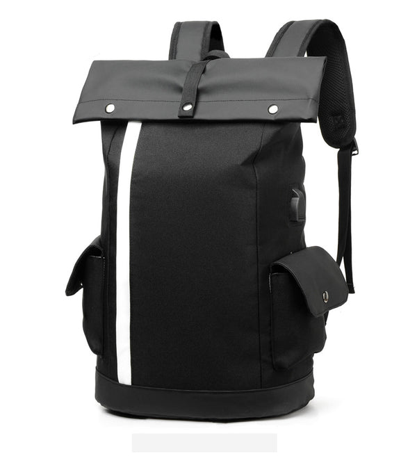Laptop Bag Multifunction Backpack with USB Charging Port School-Bag Travel-Bag Nylon Water Resistant Casual Daypack