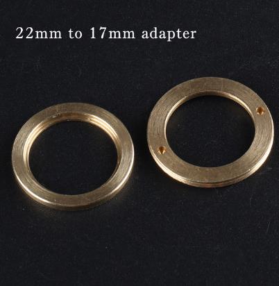 22mm To 17mm Adpater For Convoy S11 Flashlight DIY LED Flashlight Shell Host Flashlight Accessories