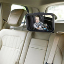 360 Rotatable Car Safety Reverse Baby Back Seat Rear View Mirror Headrest Square Baby Monitor