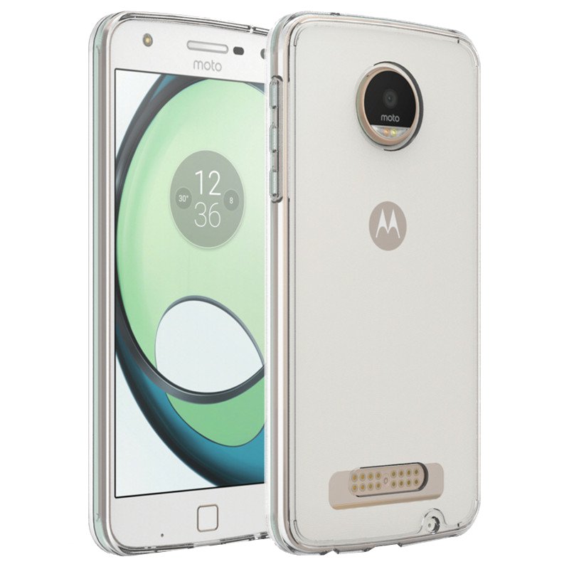 Bakeey Transparent Shockproof Soft TPU Back Cover Protective Case for Lenovo Moto Z2 Play