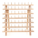 39x18x37cm 63Pcs Smaller Spool Wooden Folding Sewing Rack Free-standing Box