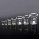 7Pcs 5 10 25 50 100 150 250mL Beaker Set Graduated Borosilicate Glass Beaker Volumetric Measuring Laboratory Glassware