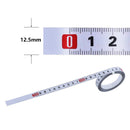 Drillpro Nylon Cover Waterproof Steel Self Adhesive Metric Ruler Miter Track Tape Measure Steel Miter Saw Scale for T-track Router Table Band Saw Woodworking Tool