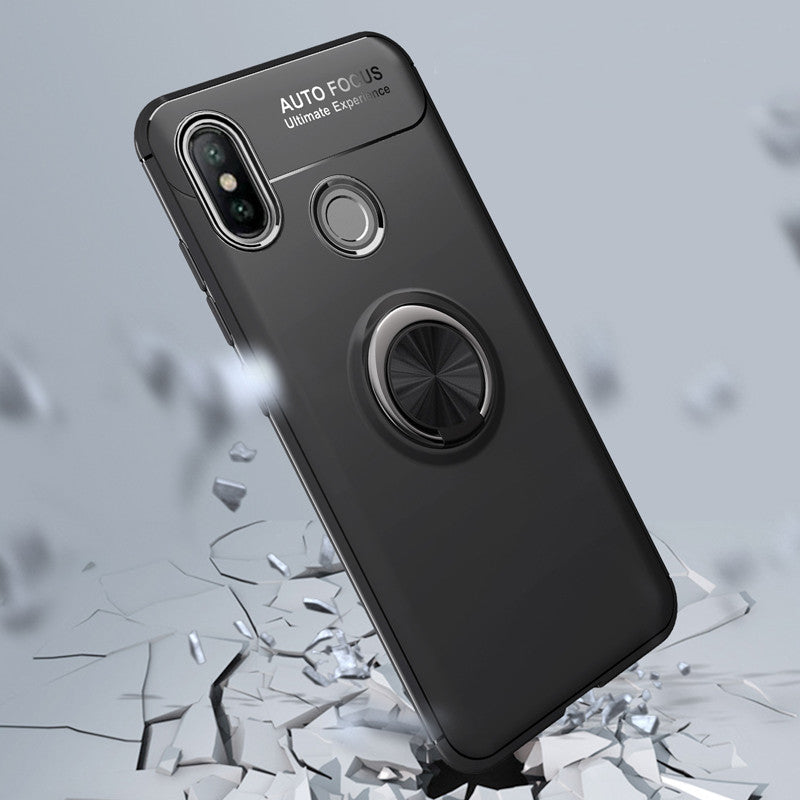Bakeey 360 Adjustable Metal Ring Magnetic PC Protective Case for Xiaomi Mi A2 / Xiaomi Mi 6X