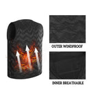 Unisex Electric Heating USB Vest Coat Jacket Adjustable Warmer Winter Clothing