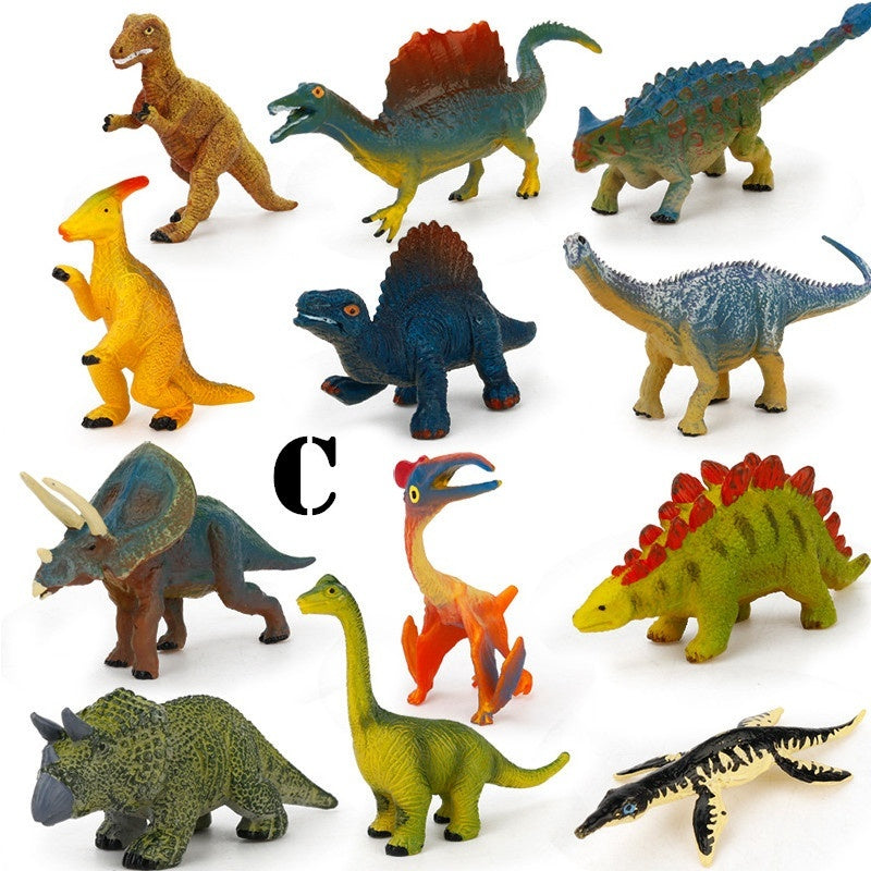 12Pcs Educational Dinosaur Toys Kids Realistic Toy Dinosaur Figures for Cool Kids Toddler Education