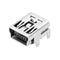 10pcs MINI Full Pin 90 Degree Female Socket Connector Charging Socket USB Socket Interface