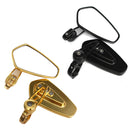 7/8 Inch Universal Aluminum Motorcycle Rear View Mirrors Side Handlebar End Oval