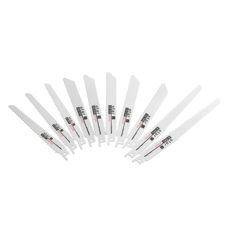 10pcs Reciprocating Saw Blade for Wood Metal Cutting