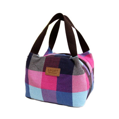 Lunch Bag Printing Portable Insulated Thermal Cooler Box Lunch Food Canvas Storage Bag Picnic Contai