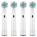 EB-50P 4PCS Universial Cross Function Toothbrush Heads Replacement For Oral Care Electric Toothbrush Heads