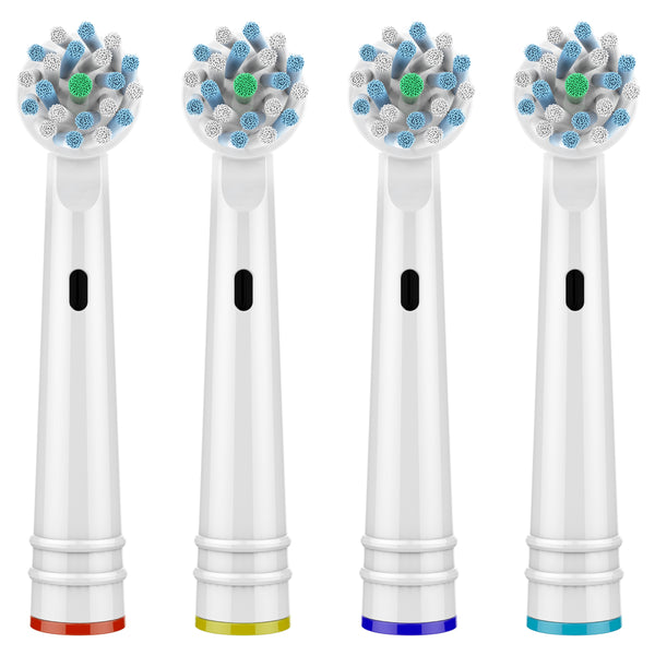 EB-50P 4PCS Universial Cross Function Toothbrush Heads Replacement For Oral Care Electric Toothbrush Heads