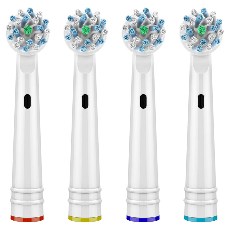 EB-50P 4PCS Universial Cross Function Toothbrush Heads Replacement For Oral Care Electric Toothbrush Heads