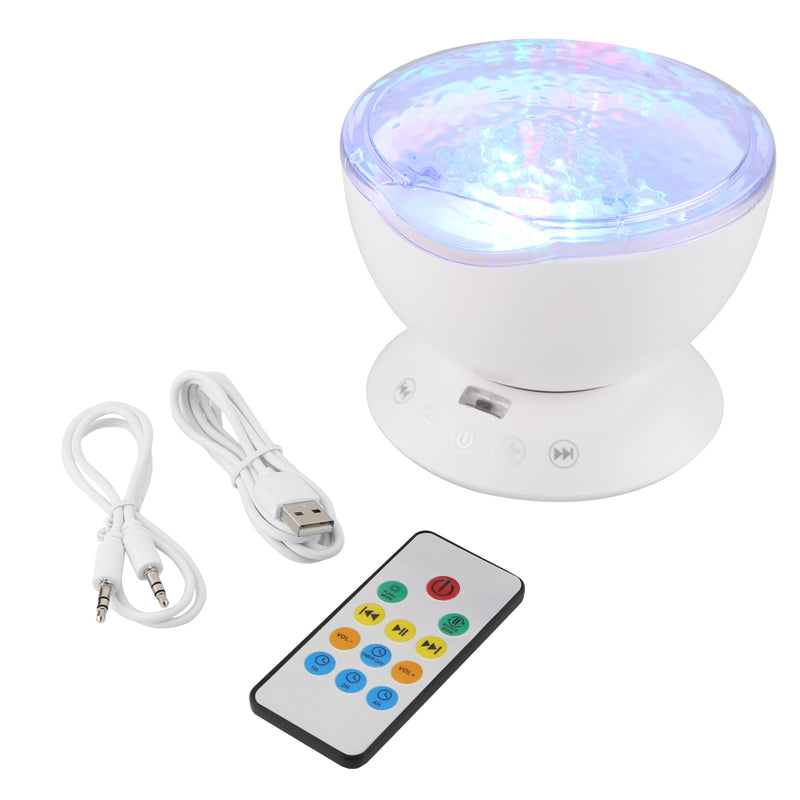 Ocean Wave Starry Sky Aurora LED Night Light Projector Luminaria Novelty Lamp USB Atmostphere Light