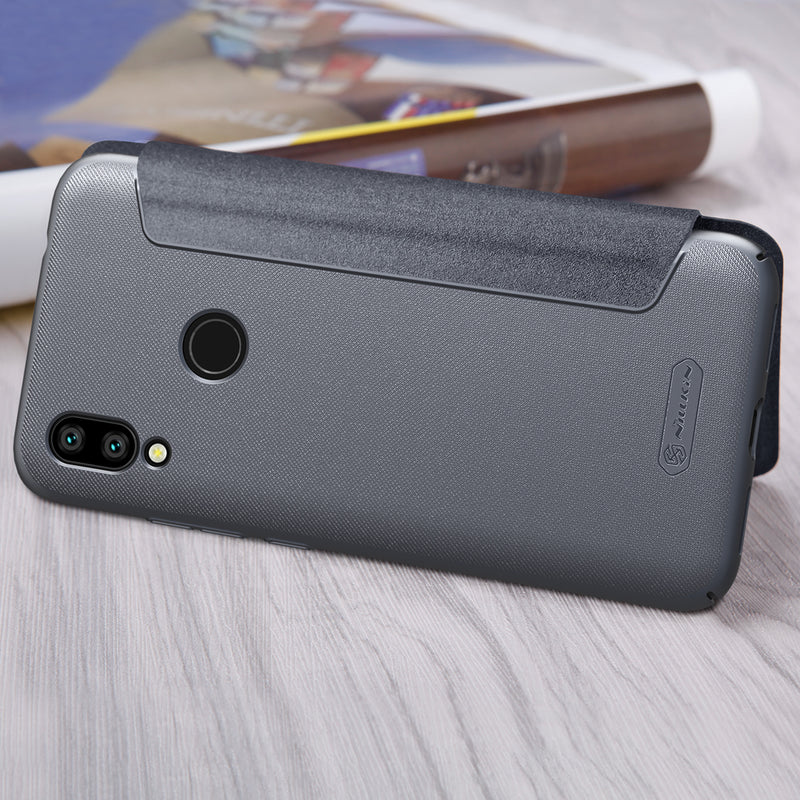 NILLKIN Shock-proof Flip PU Leather Full Body Cover Protective Case for Xiaomi Redmi 7 / Redmi Y3