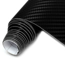 2Mx50CM DIY Gloss 3D Carbon Fiber Vinyl Wrap Roll Film Sticker 8 Colors for Car Vehicle