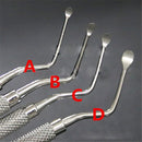 Dental Double-head Excavator Reusable Autoclavable Plant Tooth Extraction Stainless Steel Spatula