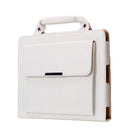 PU Leather Stand Case with Handle & Storage Compartment for iPad 2 3 4 - Perfect for Travel