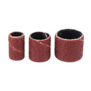 Drillpro 132pcs 120 Grit 1/4 3/8 1/2 Inch Sanding Drum with Sanding Mandrel Rotary Tool Accessories