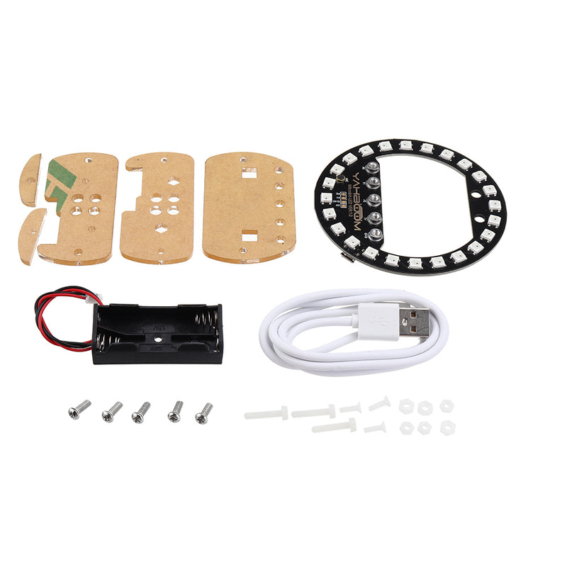 Microbit Light Ring Expansion Board Micro:bit Full Color LED Module RGB Driver Programmable Development Board