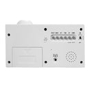 Snooze Alarm Clock Backlight Wall Projector Projection Clocks With Thermometer 12/24 Hour Calendar