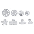 8pcs Car Auto Zinc alloy PDR Puller Tabs Body Paintless Dent Repair Tool