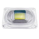 High Power 50W White / Warm White LED COB Light Chip with Lens for DIY Flood Spotlight AC220-240V